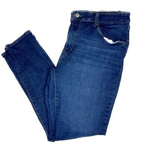 Levi Strauss & co classic mid rise skinny blue jeans 18M-w34